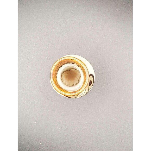 Ken Edwards Tonala Bird Butterfly Hand Painted Candle Holder - Picture 3 of 5